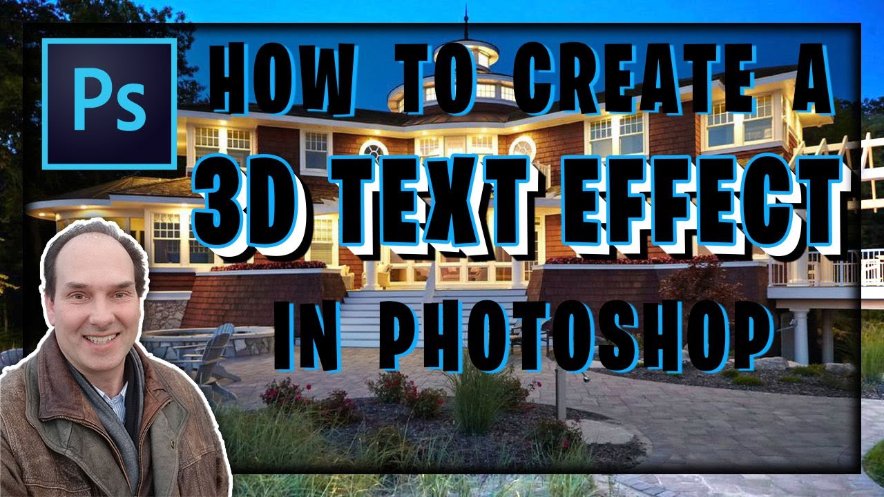 How To Create A 3D Text Effect In Photoshop | 3 Dimensional | Adobe ...