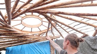 Off Grid Earthbag Workshop Part 26 Roof Window