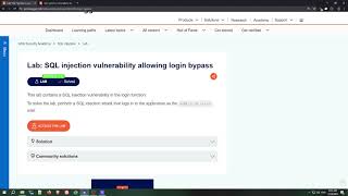 SQL Injection Vulnerability Lets Us Bypass Login Page | Portswiggers