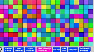 GenerateRandomColors: a new function for GDevelop