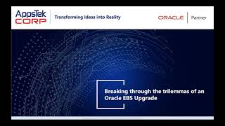 Breaking through the trilemmas of Oracle EBS Upgrade