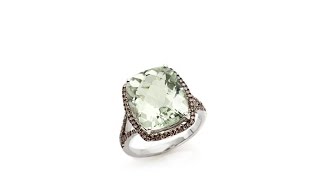 Rarities 7.73ct Gem and Champagne Diamond Ring