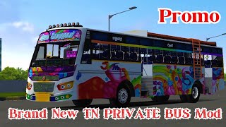 💫BRAND NEW ஜெயம் வேல்முருகன் TN PRIVATE BUS MOD🤩FOR BUSSID💫PROMO💯