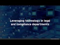 Leveraging technology in legal and compliance departments: EY Forensic