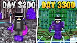 I Survived 3,300 Days in HARDCORE Minecraft...