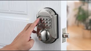 Elemake Keyless Mechanical Keypad Lock Installation Video