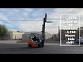 2015 toyota 8fgcu30 lpg cushion tire forklift