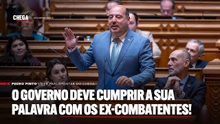 O Governo deve cumprir a sua palavra com os ex-combatentes