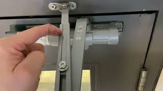 LCN door closer arm installation #lcn #doorcloser #installation