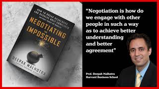 How to negotiate the impossibles | Master successful strategies with Deepak Malhotra from Harvard