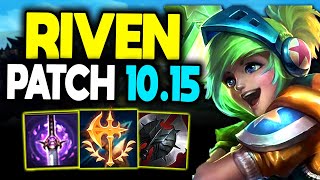 BEST RIVEN LETHALITY BUILD FOR PATCH 10.15+ - SEASON 10 RIVEN TOP LANE GUIDE