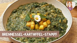 🍽️❤️Brennnessel-Kartoffel-Stampf - leckeres Gericht mit mächtiger Heilpflanze | vegan basisch