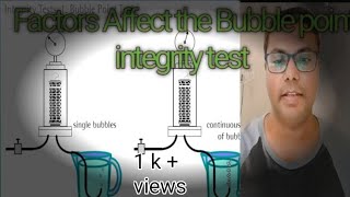 Factors Affecting the Bubble point integrity test