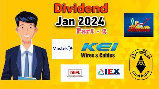 Best Dividend Stock || Jan 2025 Part - 2 || Dividend Announcement || Corporate Action || Investology