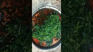 bathua sag fry recipe#short #viral #videos