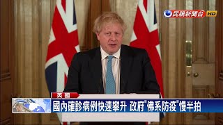 「佛系」首相超樂觀 宣稱英國12週戰勝疫情－民視新聞