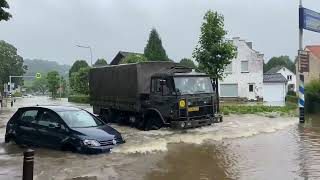 Ontruimingen door hoog water in Valkenburg, Meerssen, Kessel, Baarlo en Venlo - Code Rood Limburg