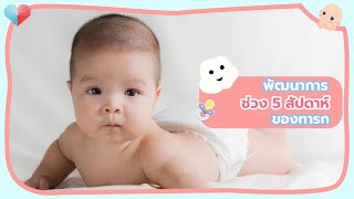 พัฒนาการทารก 5 สัปดาห์ วิธีส่งเสริมพัฒนาการลูกตามวัย ปัญหาผิวหนังของทารก สิวทารกเกิดจากอะไร