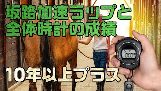 【坂路調教】坂路加速ラップを見るときは全体時計もチェック！馬券収支が上がる可能性大