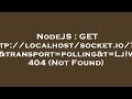 NodeJS : GET http://localhost/socket.io/?EIO=3&transport=polling&t=LjIvLGU 404 (Not Found)