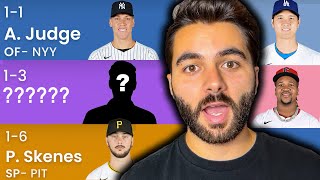 Fantasy Baseball First Round Mock Draft