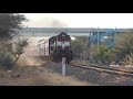 irfca tkd wdm3a bikaner indore mahamana express heading toward sikar