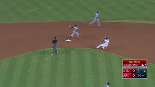 STL@ARI: DeJong, Garcia turn two in the 1st