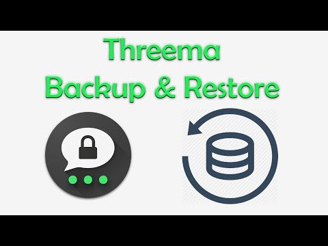 Threema Backup and Restore ID Contacts Chat History End-to-End Encrypted Whatsapp Alternative