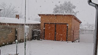 2013.01.07. Intenzív havazás 14cm / intensiv Snowfall