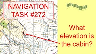 Map Reading Task 272 Work out the elevation of the cabin