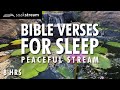 PEACEFUL STREAM 4K | 100+ Bible Verses For Sleep with Relaxing Nature Sounds