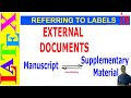 Referring to labels in external documents (LaTeX Tips/Solution- 33)