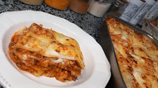 Délicieuses lasagnes de poulet! Très  facile !