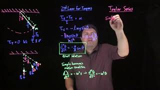 Pendulums as Simple Harmonic Oscillators - Using Torque