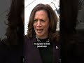 Kamala Harris says she's ready to debate Trump #shorts