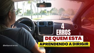 4 ERROS na hora de APRENDER A DIRIGIR