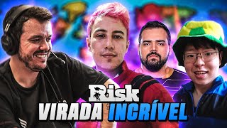 GAULES faz UMA VIRADA INCRÍVEL no RISK!