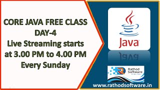 Free Java Weekly Class: Mastering Java Live DAY-4