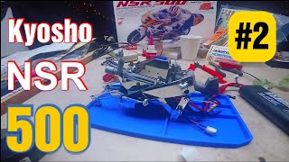 Kyosho NSR 500 HOR electronics installed and tested