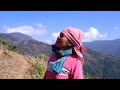 jungle man s wife is herding her cows with her daughter in the village life in the village