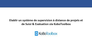 Kobo Tools:  Outils de collecte de données