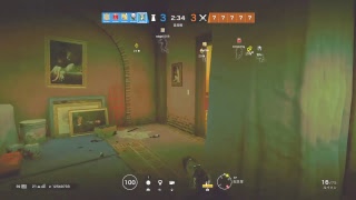 R6S 復帰シージ　ランク　幼女とダイヤの人にキャリーしてもらう