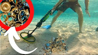 Can't Believe How Much GOLD I Found! Underwater Metal Detecting (Best Finds 2020