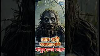 কোন প্রাণী বেশি মানুষ হত্যা করে? 😲😲#shorts #youtubeshorts #facts