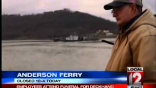 Anderson Ferry Closes to Honor Former Employee