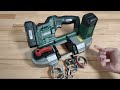 parkside cordless bandsaw pmba 20 li a1 disassembly and test