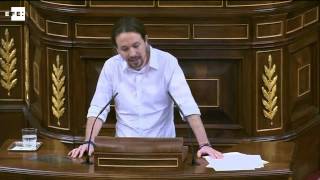 Iglesias anuncia el voto en contra de Sánchez en el debate de investidura