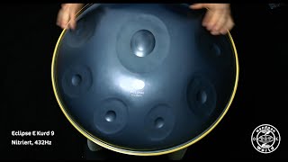 Eclipse Handpan | E Kurd 9 | Nitriert | 432Hz | E/ B C D E F# G A B