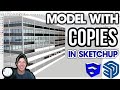 8 TIPS for Modeling with Copies in SketchUp