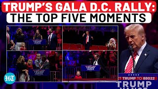 Donald Trump Grooves, Grandkids Win Hearts; Musk \u0026 Son Rock The Stage | Highlights From D.C. Rally